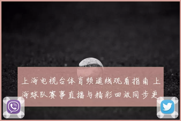 上海电视台体育频道线观看指南 上海球队赛事直播与精彩回放同步更新